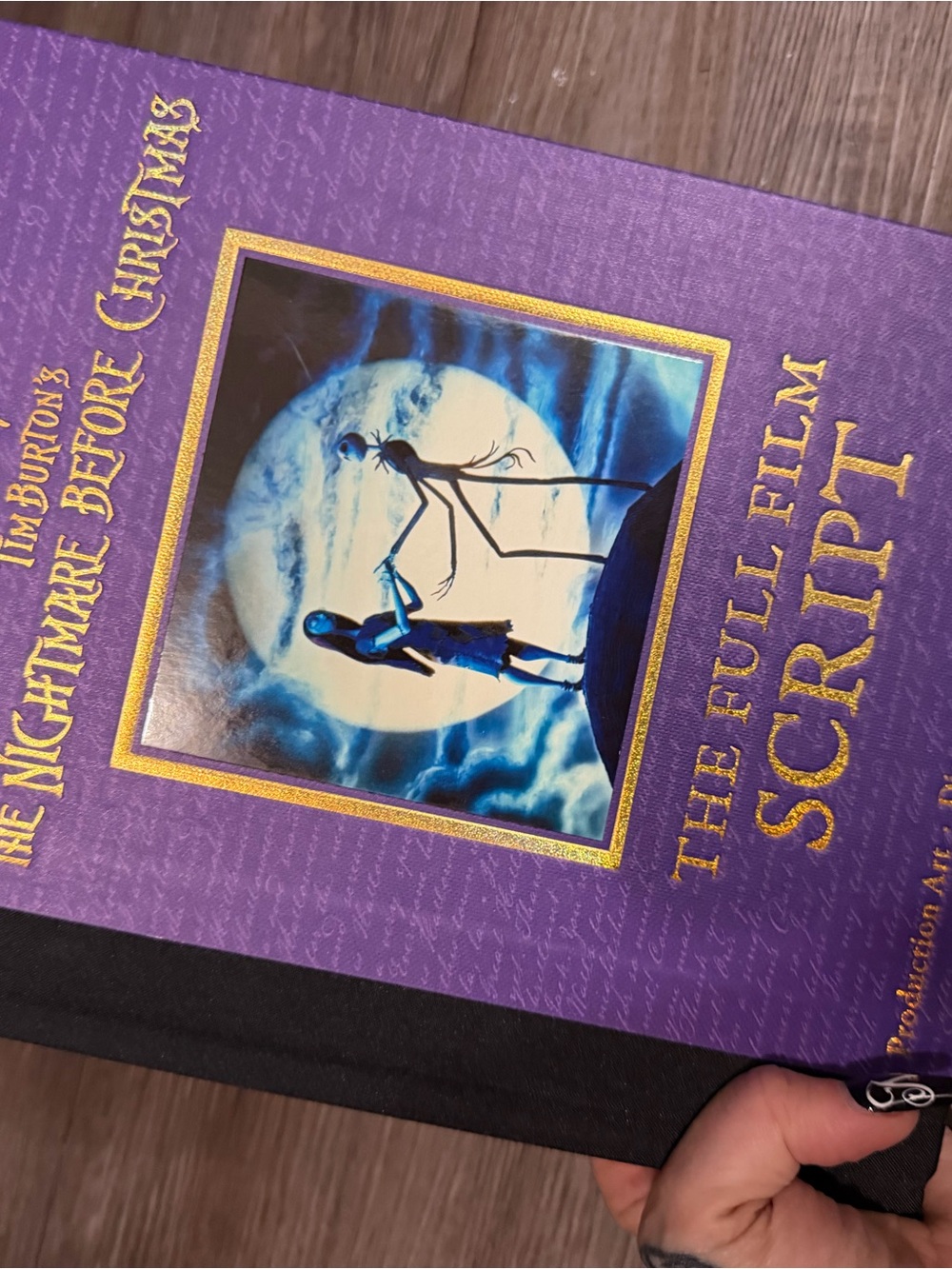 The Nightmare Before Christmas The Full Film Script - Purple & Black Hardcover